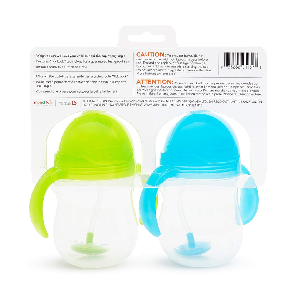 Munchkin toddler-sippy-cup on-the-go blue-green design fits small hands for travel