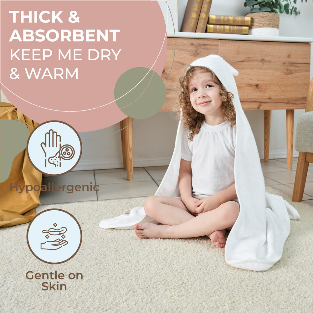 Munich Blue towel after-bath wrap offers cozy coverage
