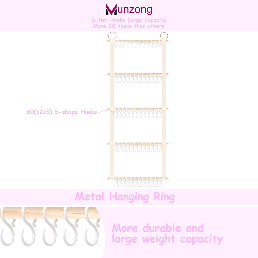 Munzong headband holder hanging installation demonstrates quick setup options