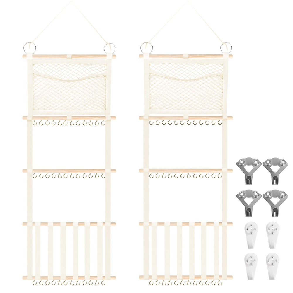Munzong headband holder wall-mounted in beige for baby accessories