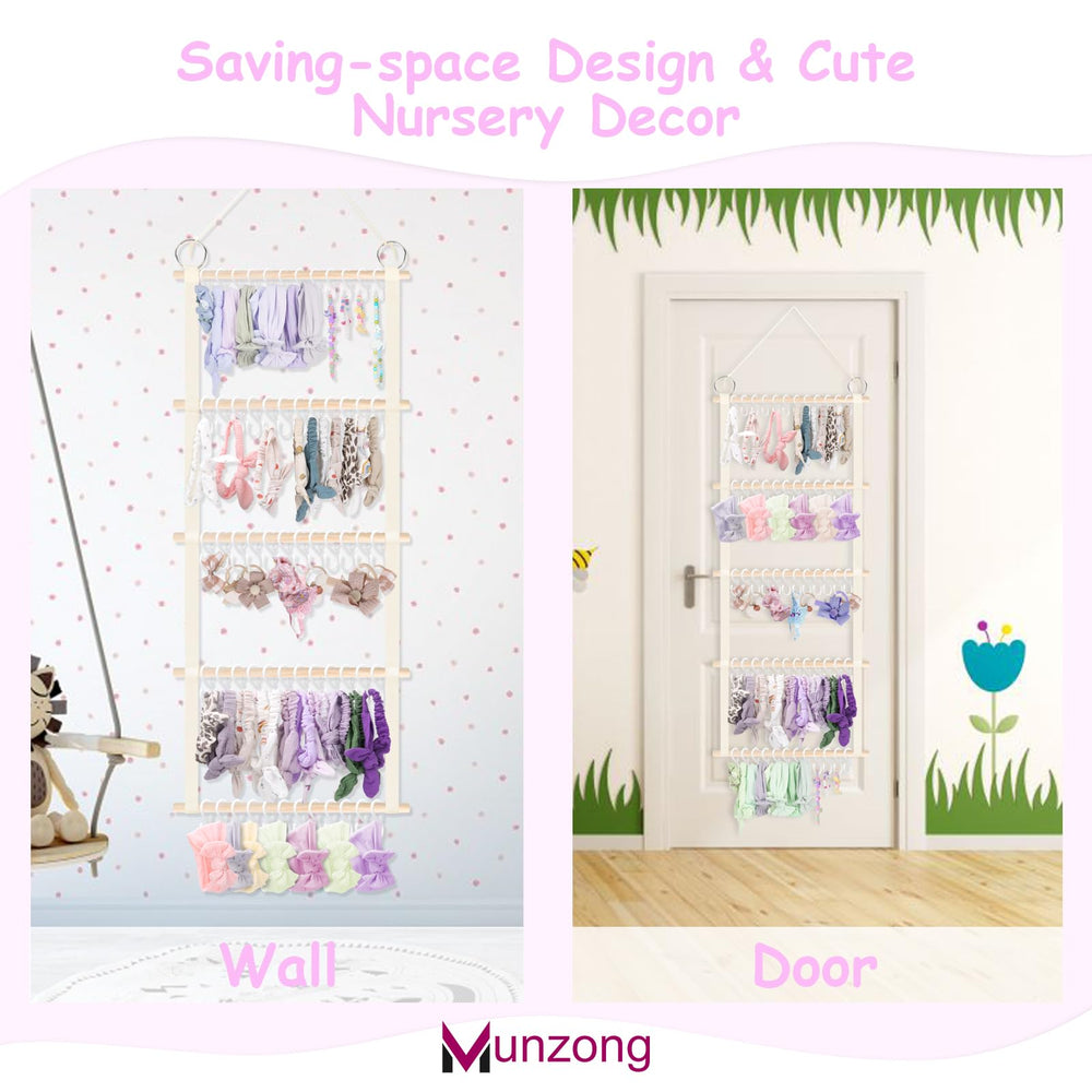 Munzong headband organizer in a stylish nursery decor setting