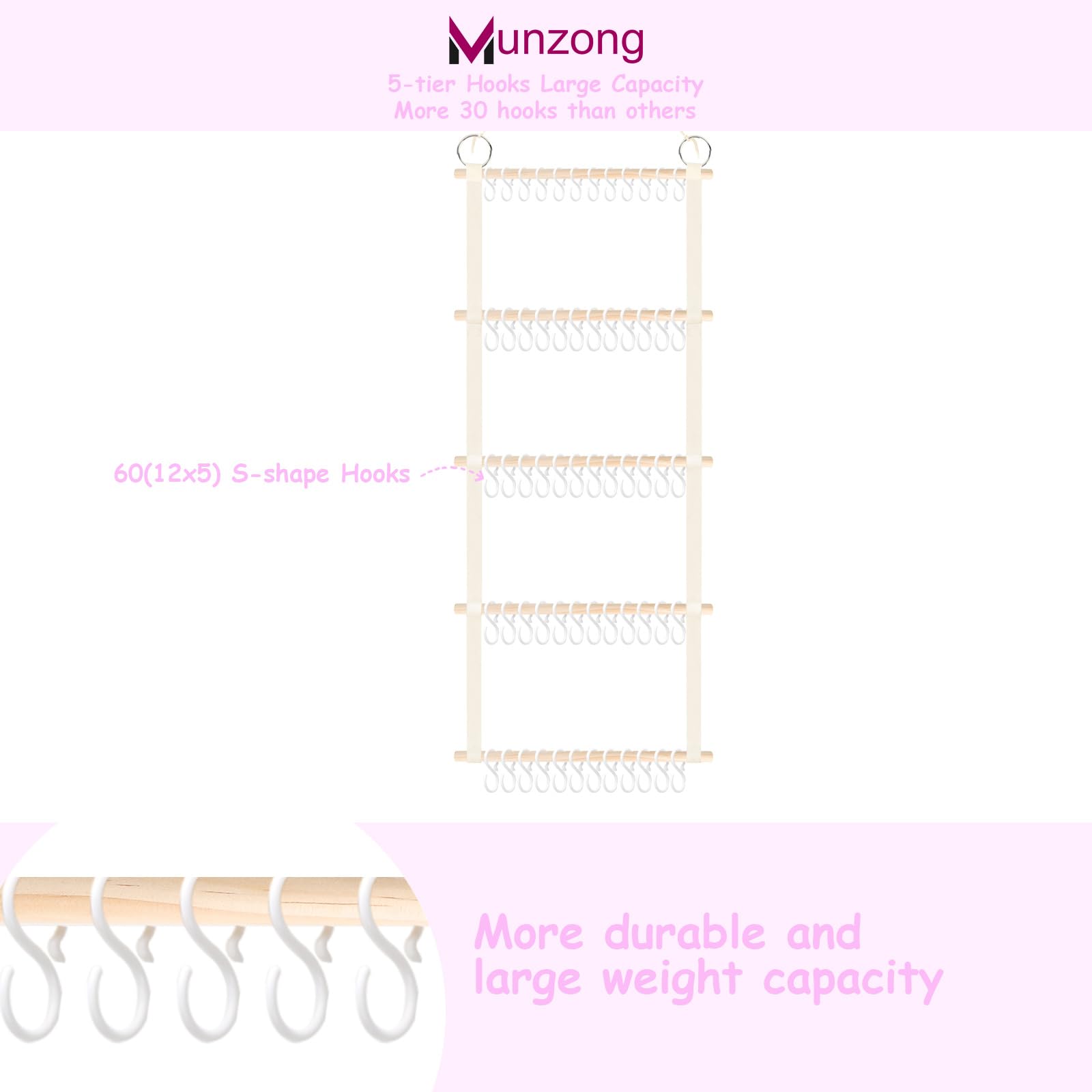 Munzong storage net pocket showing small item organization