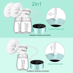 MUOCOBU electric breast pump side view shows compact portable design
