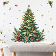 MuralMood DIY tree decals on doors or windows enable versatile holiday styling.