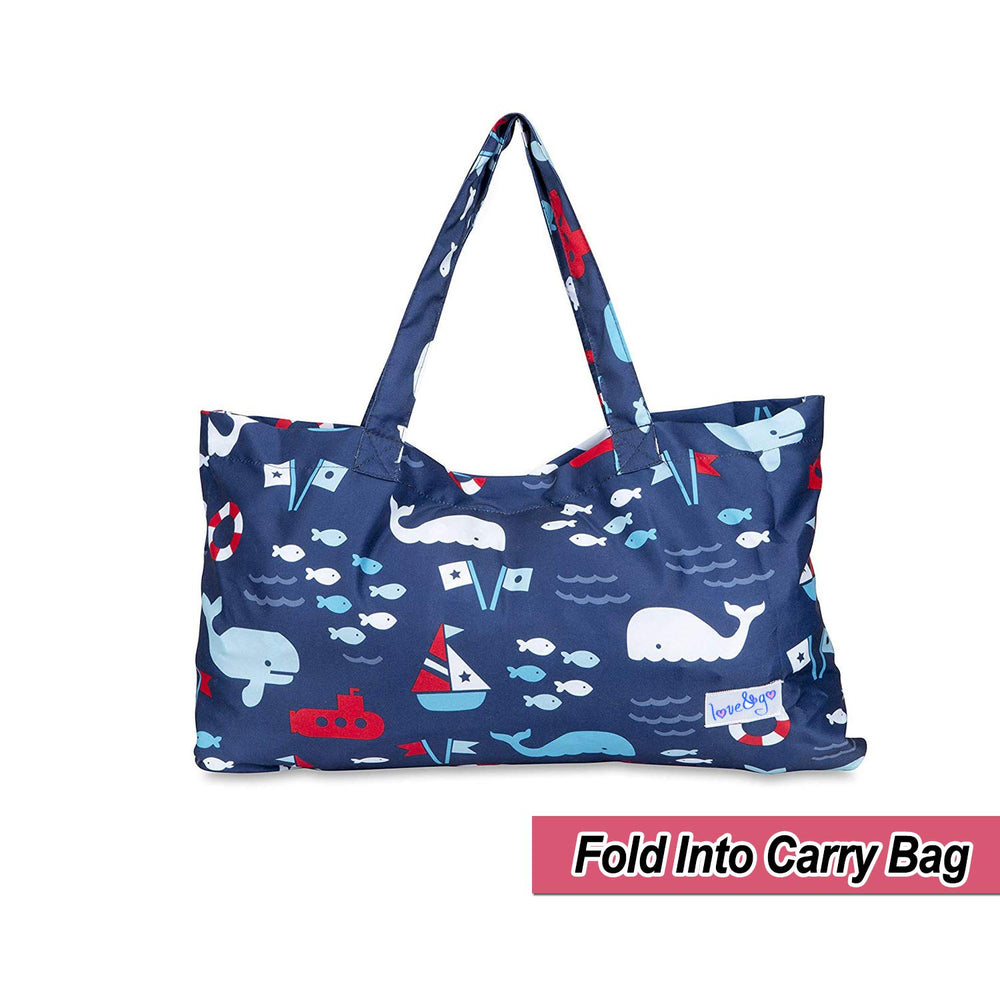 MURPHYfine blue whale machine washable design for easy cleanup after busy days.