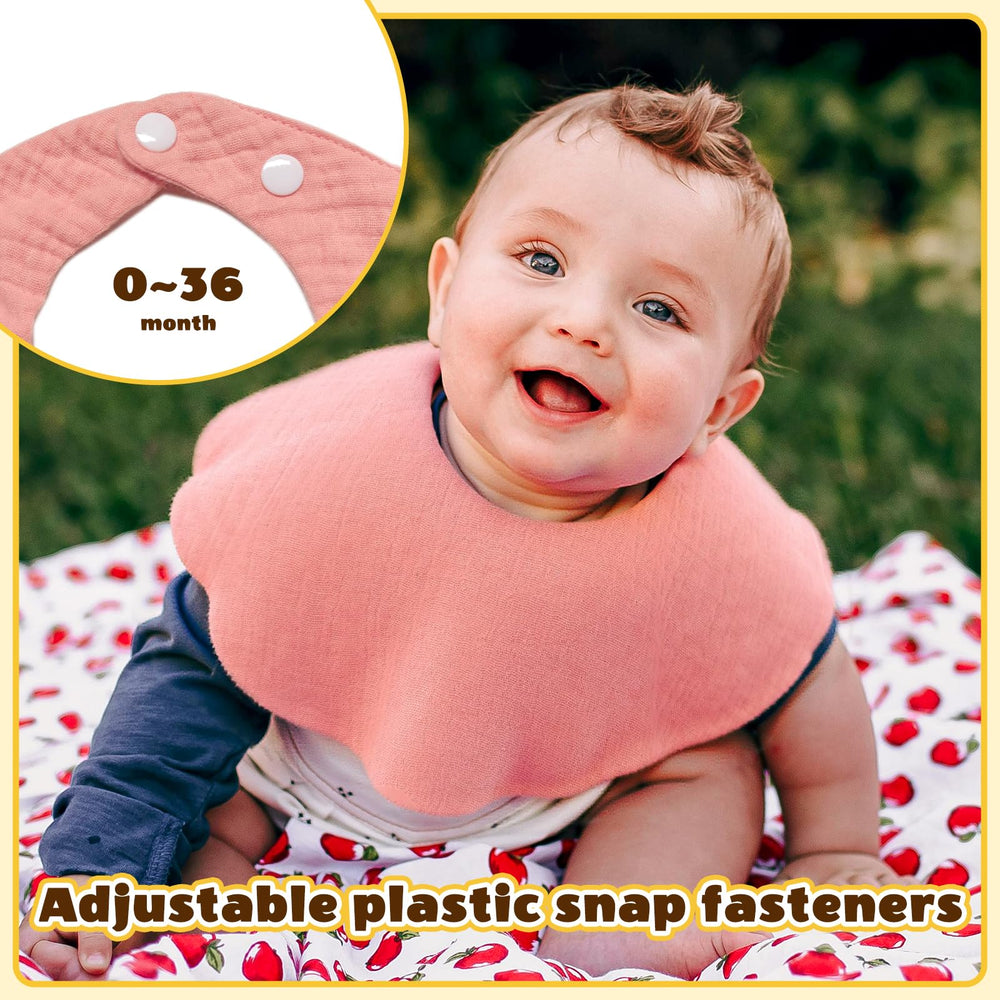 MUSBUY bibs offer absorbent, quick-dry performance for busy mealtimes.