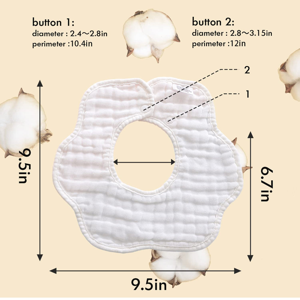 MUSBUY reversible bibs double-sided for versatile daily use