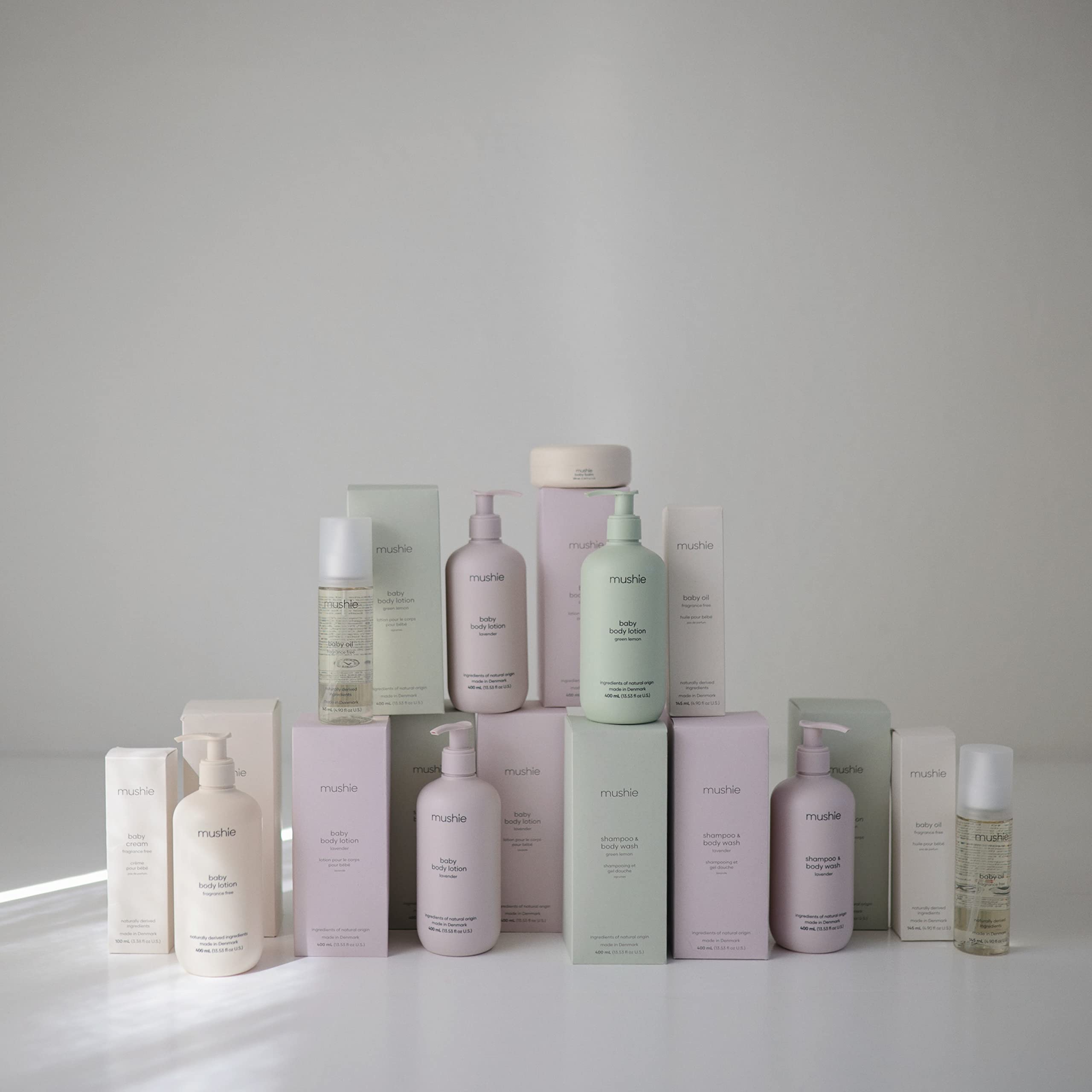Mushie daily-use application demonstrates easy, parent-friendly skincare for babies.