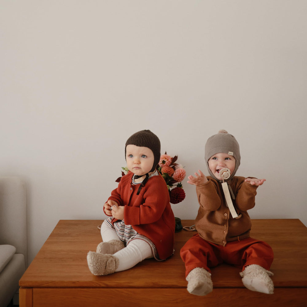 Mushie brand story emphasizes calm, safety, and function for modern parenthood