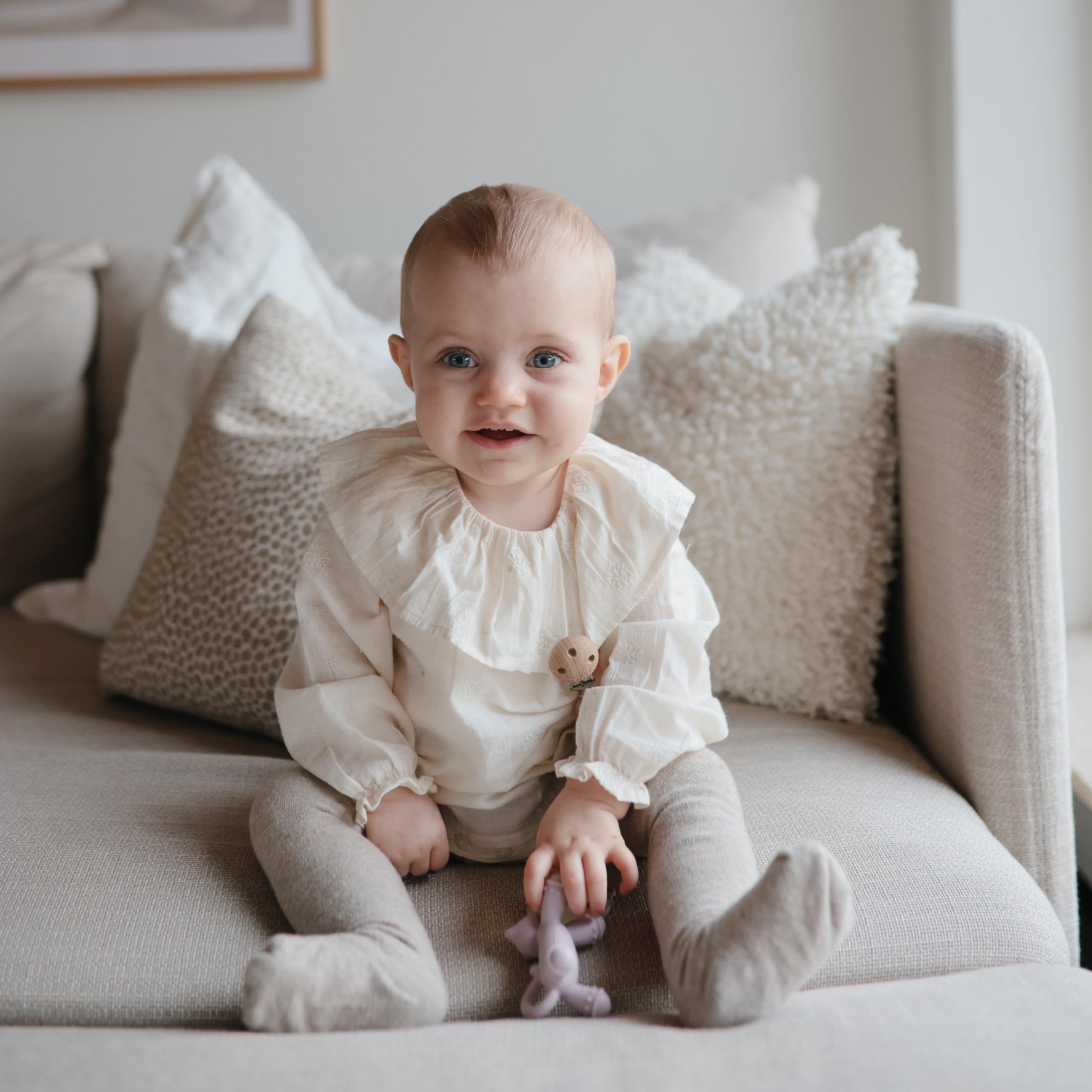 Mushie teether features BPA-free materials for parent peace of mind