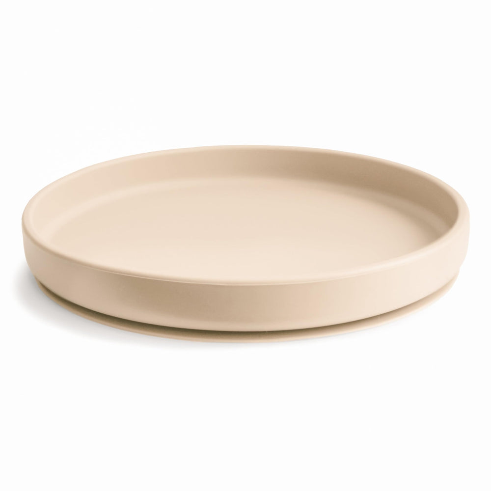 Mushie silicone material close-up showing safe, non-toxic, easy-to-clean surface