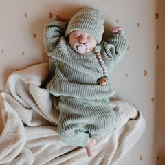 Mushie organic cotton bassinet sheet Rainbows soft-touch fabric for baby calm nights.