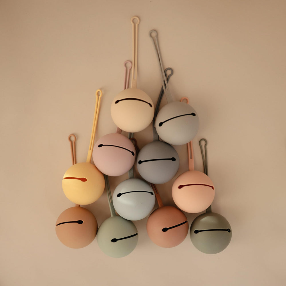 Mushie blush silicone is BPA-free and phthalate-free for safe baby gear.