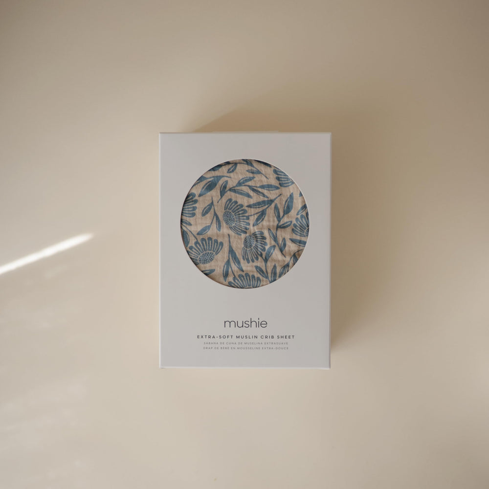 Mushie pre-washed softness shields delicate baby skin with gentle texture