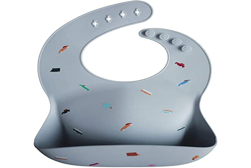 Mushie bib made from food-grade silicone