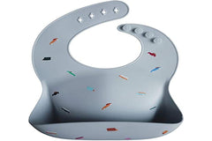Mushie bib made from food-grade silicone