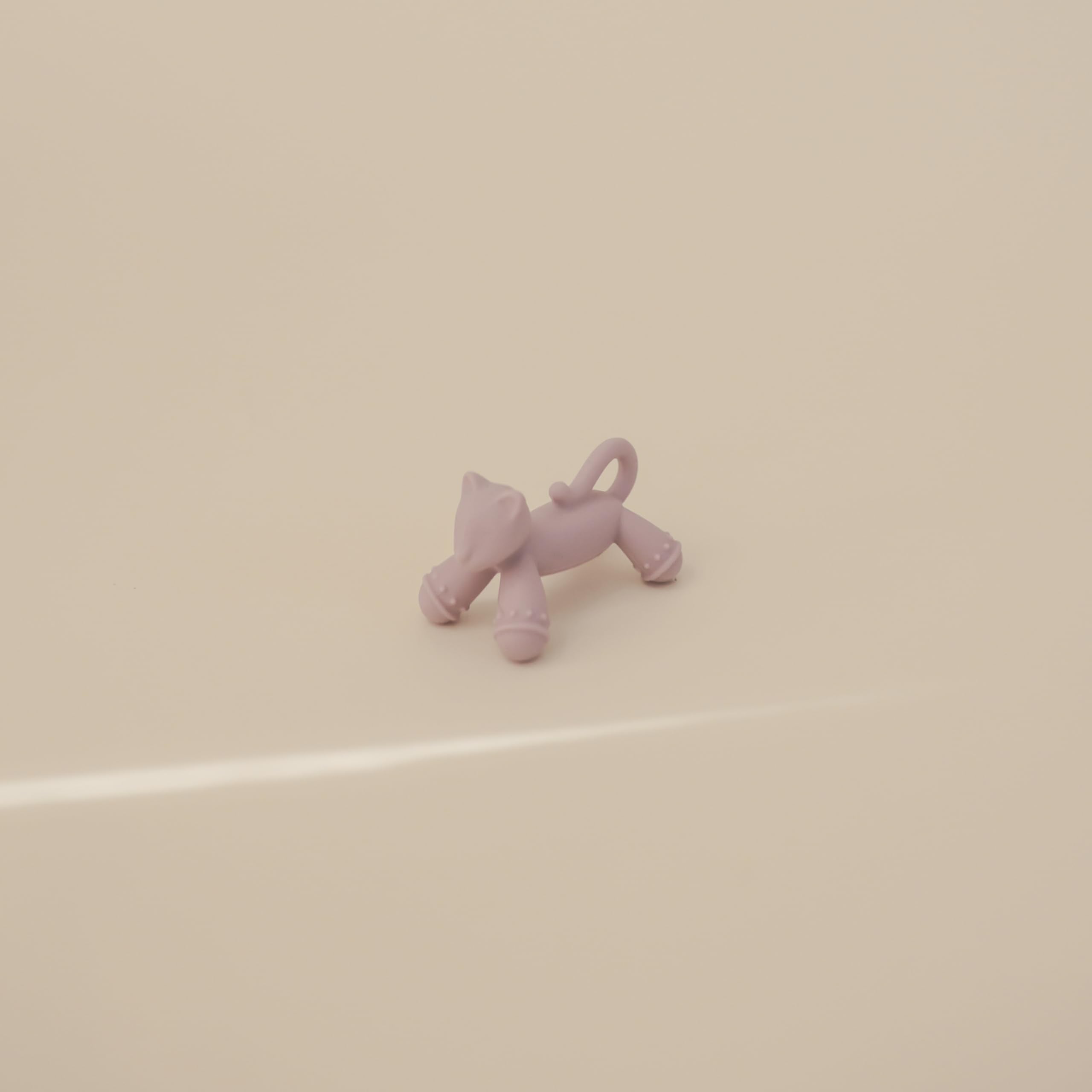 Mushie teether displayed as nursery decor with safe play focus