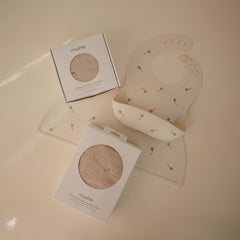 Mushie placemat size 18x8.87 inches offers ample space for little plates and utensils