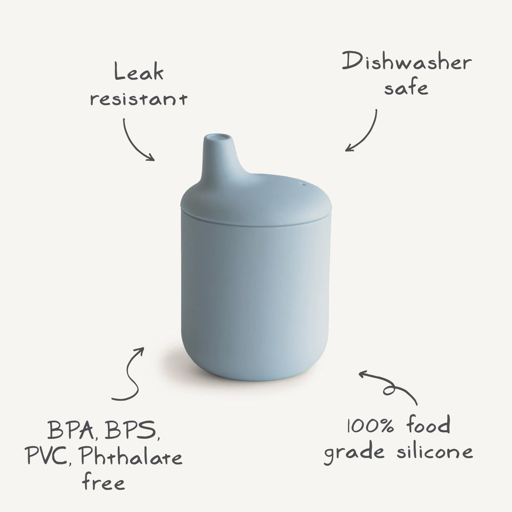 Mushie sippy cup easy-clean shot hints at simple care