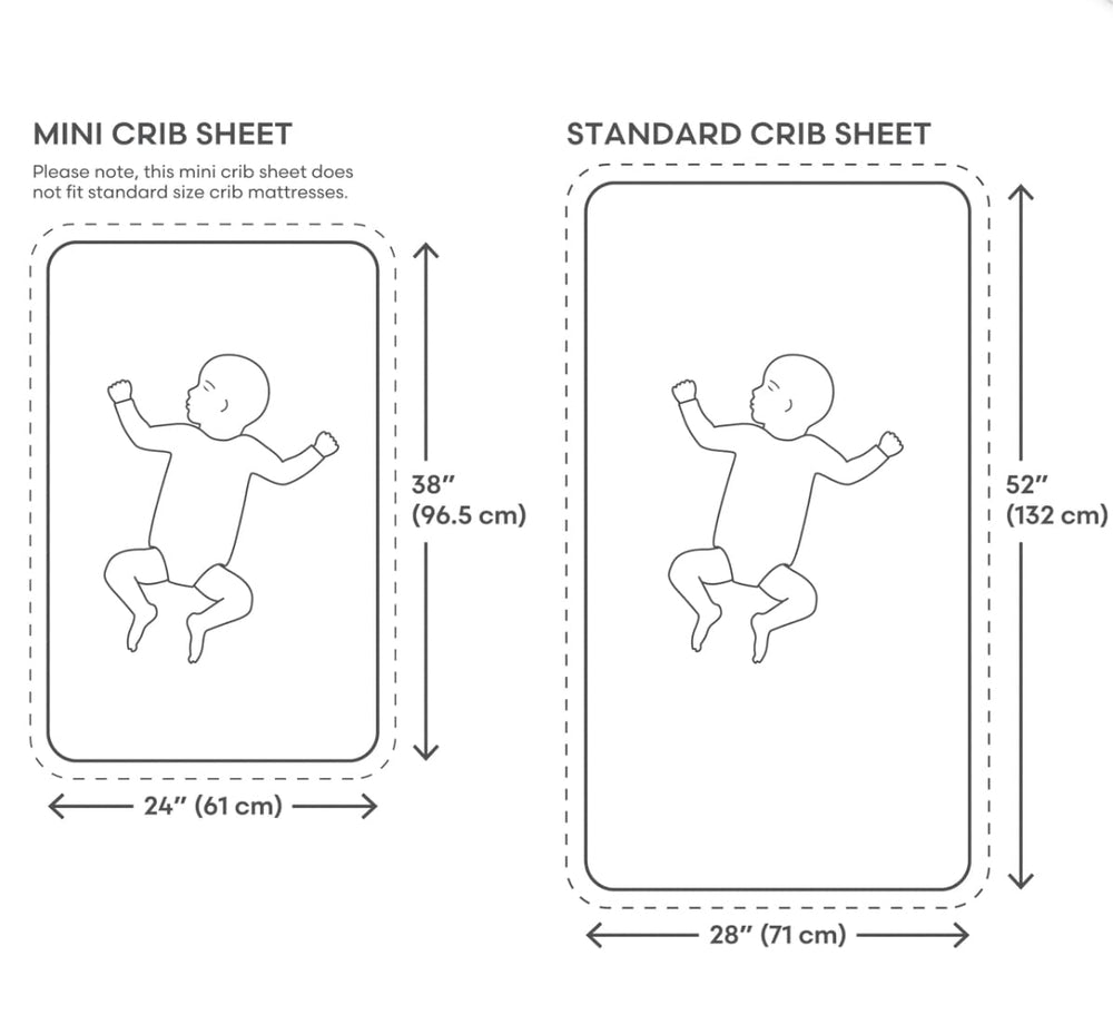 Mushie mini crib sheet is pre-washed for immediate softness