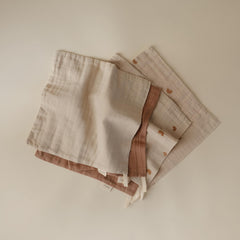 Mushie washcloths 11x11 size offers versatile baby cleansing options