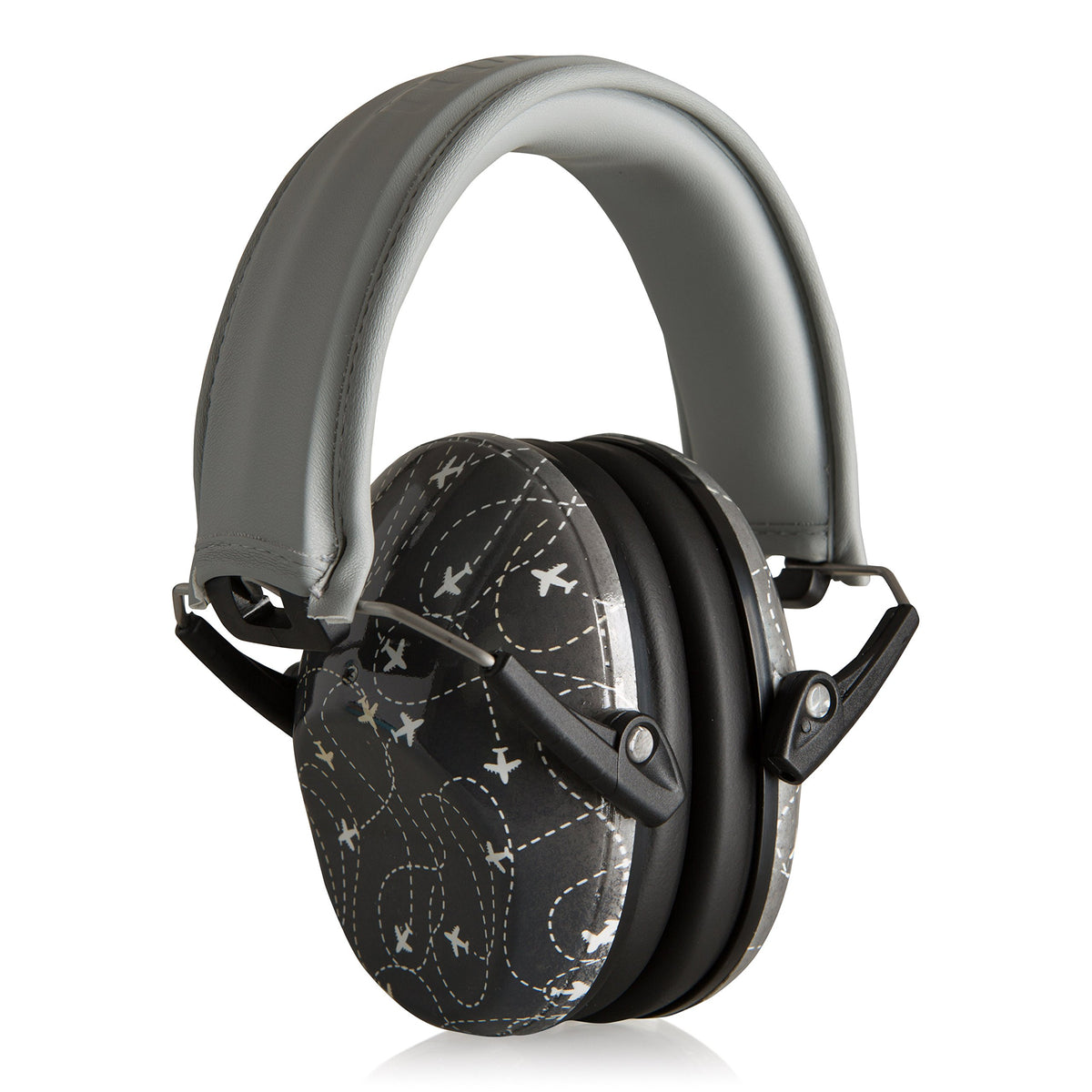 Muted Kids noise cancelling earmuffs with adjustable headband for a comfy, secure fit.