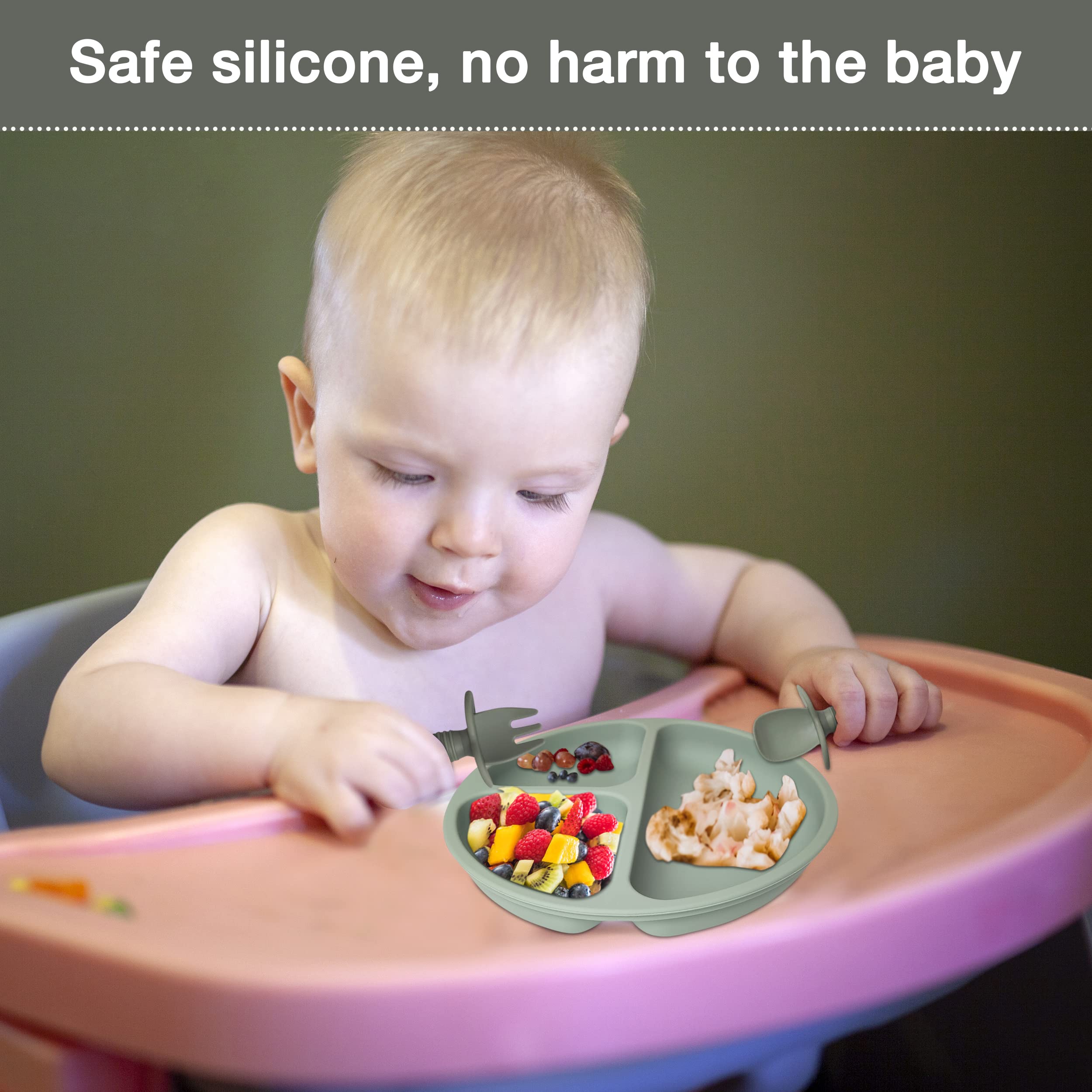 Mutualproducts baby-led weaning set with bibs for mealtime