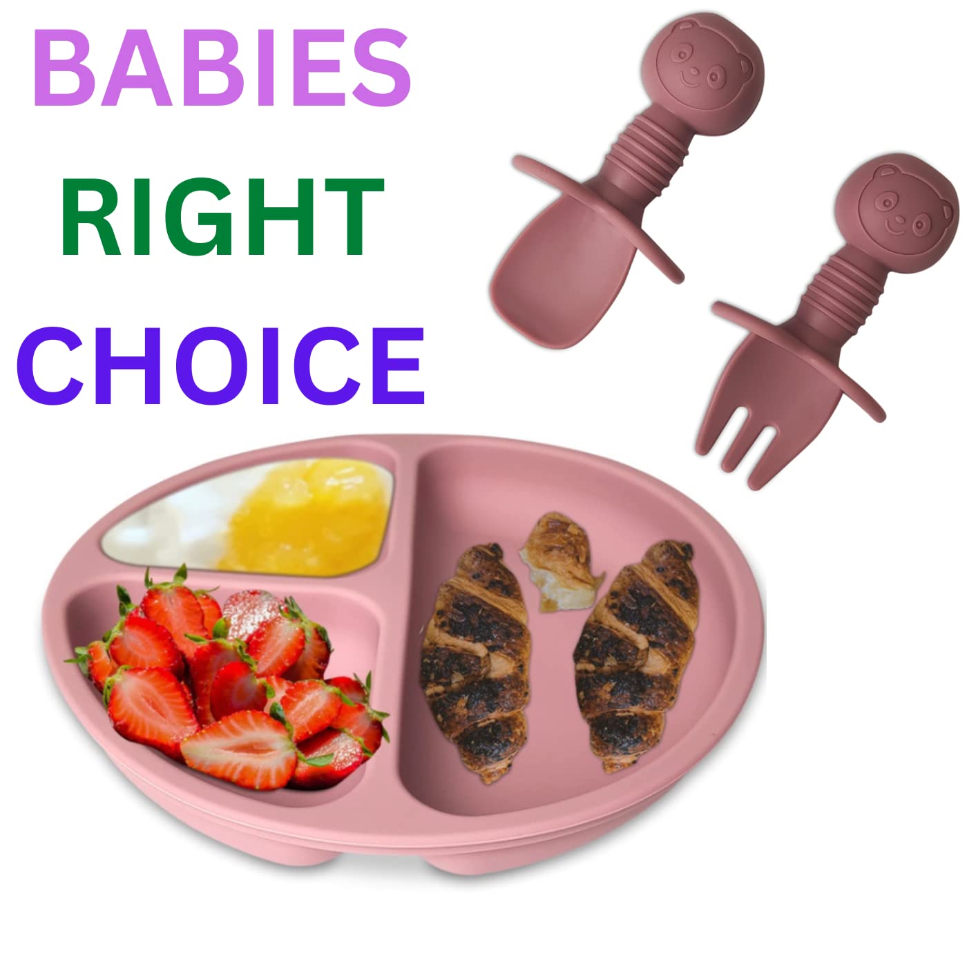 Mutualproducts soft bibs pink protect clothing during messy meals.