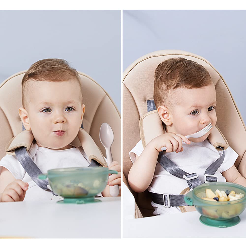 Muulaii 18Pcs toddler utensils set BPA-free plastic for peace of mind at mealtime.