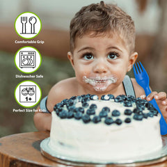Muulaii dishwasher-safe cutlery keeps kid's dining simple and durable.