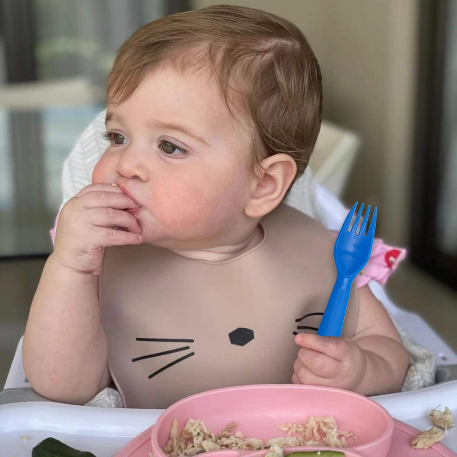 Muulaii kid-friendly balance and grip for confident self-feeding.