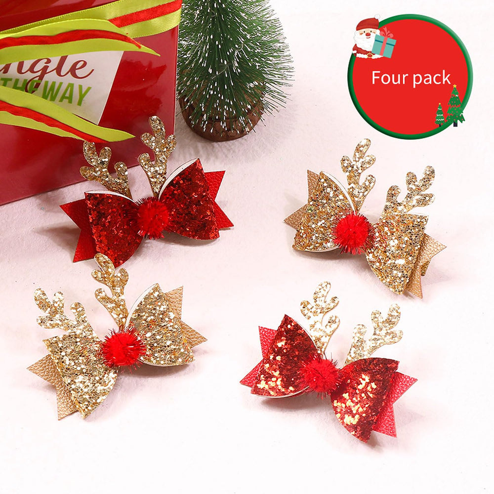 Muumoo baby girls Christmas hair accessory set for cute seasonal looks