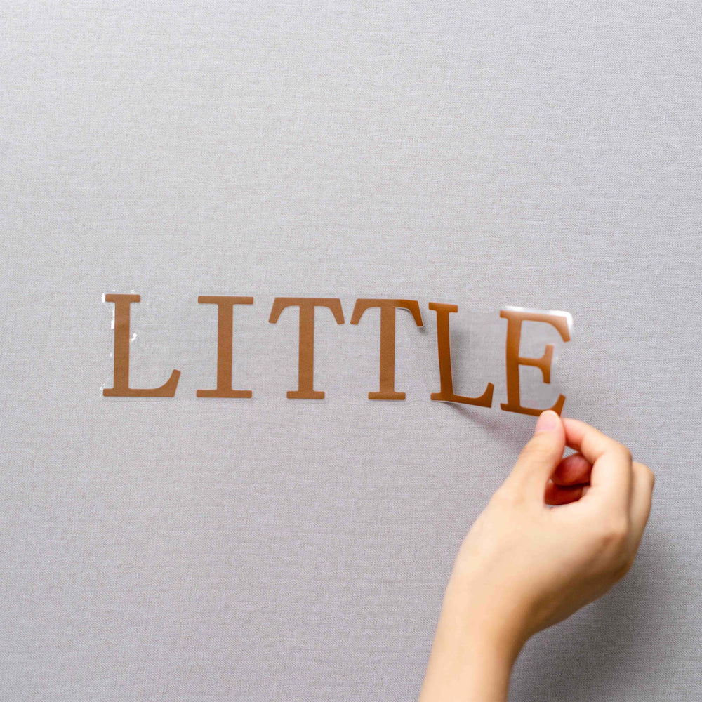 MUWEOL A Little Pumpkin is On The Way decal enhances Halloween rooms with easy, mess-free decor.