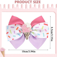 MWRDSM baby hair clip pink side view showing non-slip grip