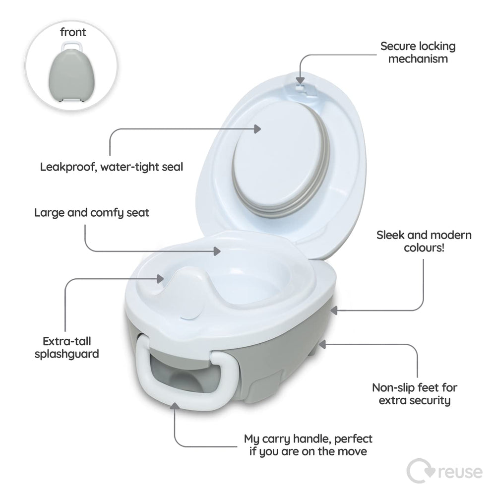 My Carry Potty award-winning design earns parent trust on journeys.