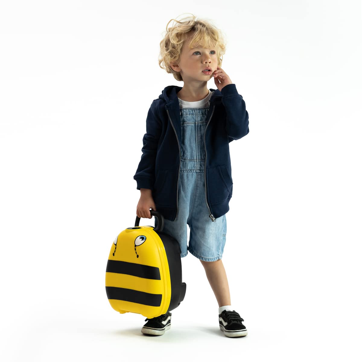 My Carry Potty Bumble Bee travel potty designed by Amanda Jenner and award-winning