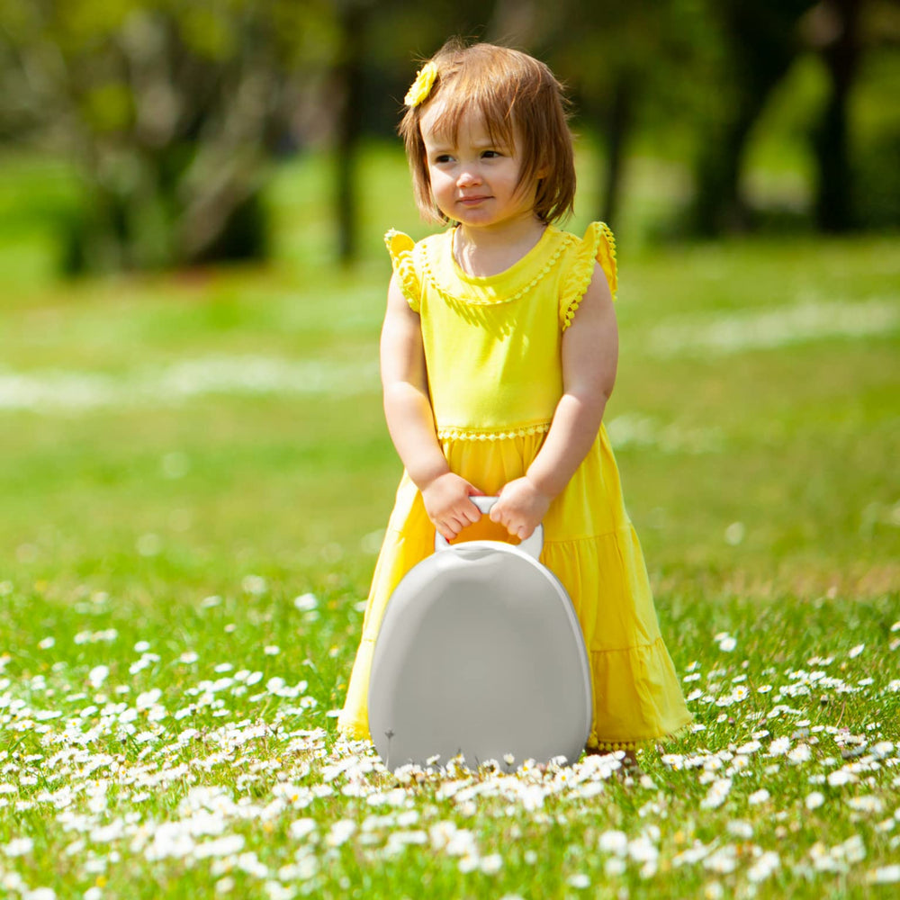My Carry Potty cute character design makes potty time engaging.