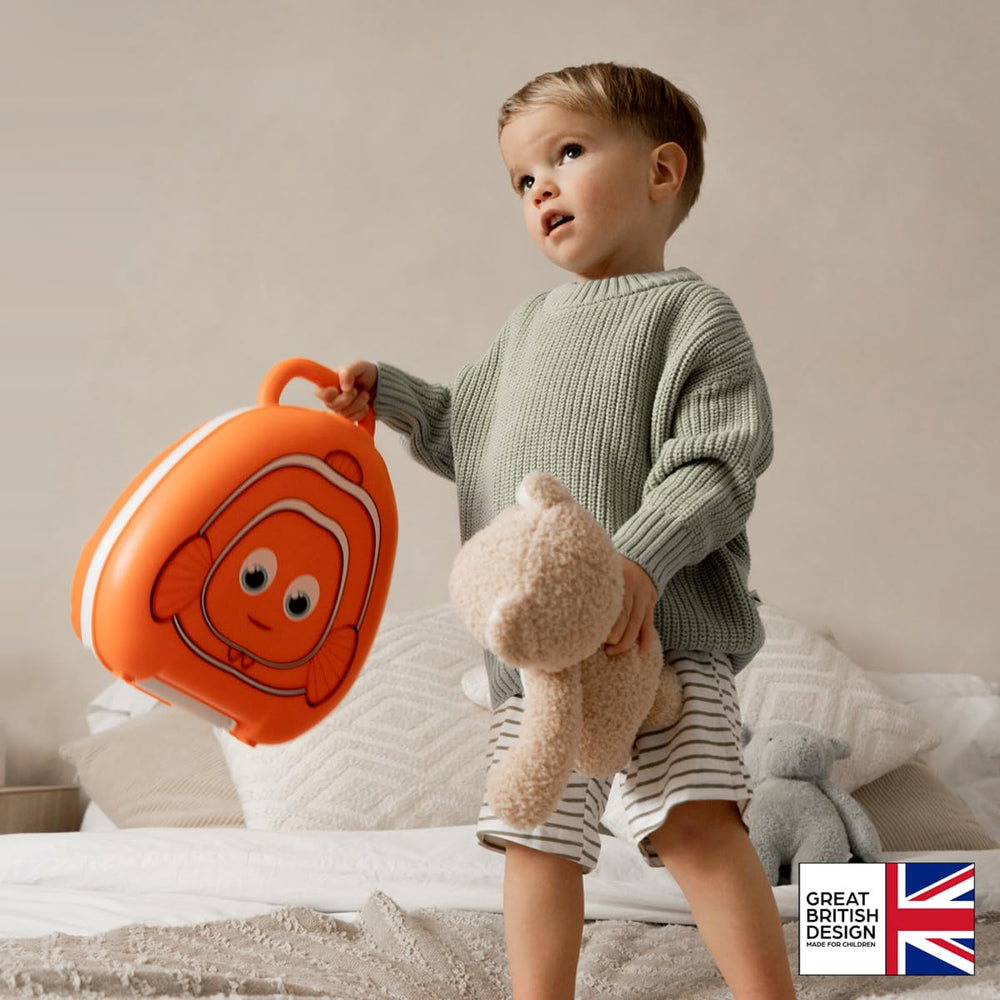 My Carry Potty leak-proof-seal keeps messes contained during travel