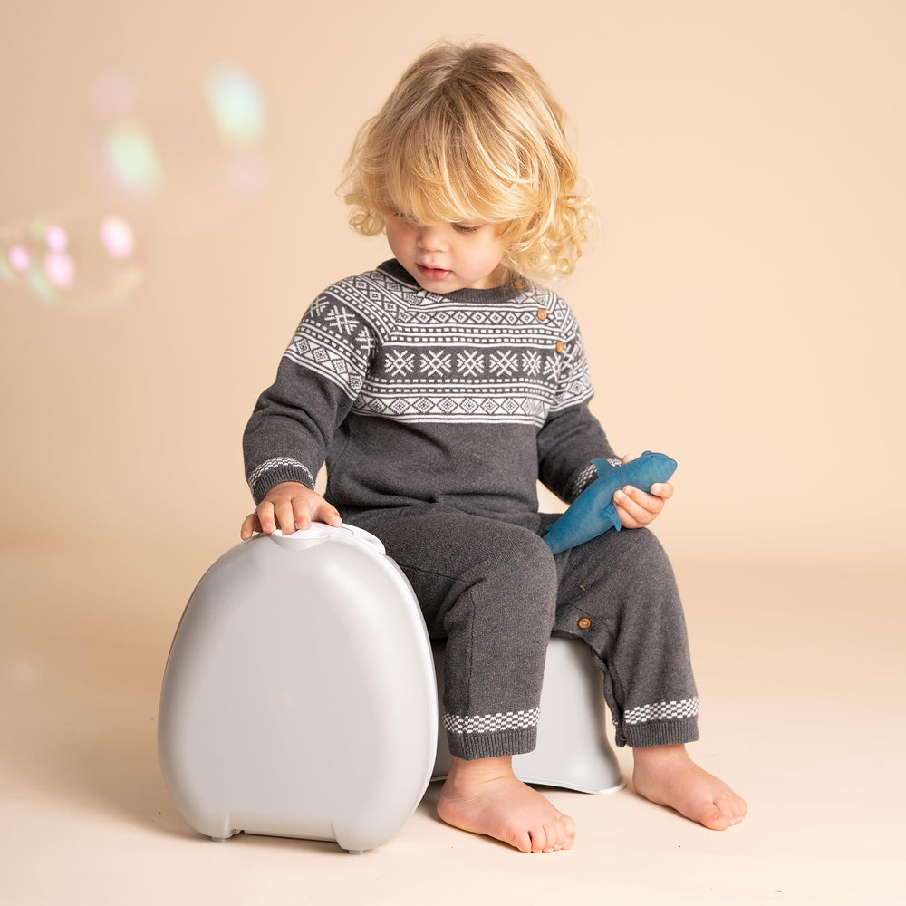 My Carry Potty lightweight under 2 lbs fits easily in a diaper bag.