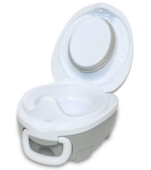 My Carry Potty patented leak-proof seal prevents mess during car trips.