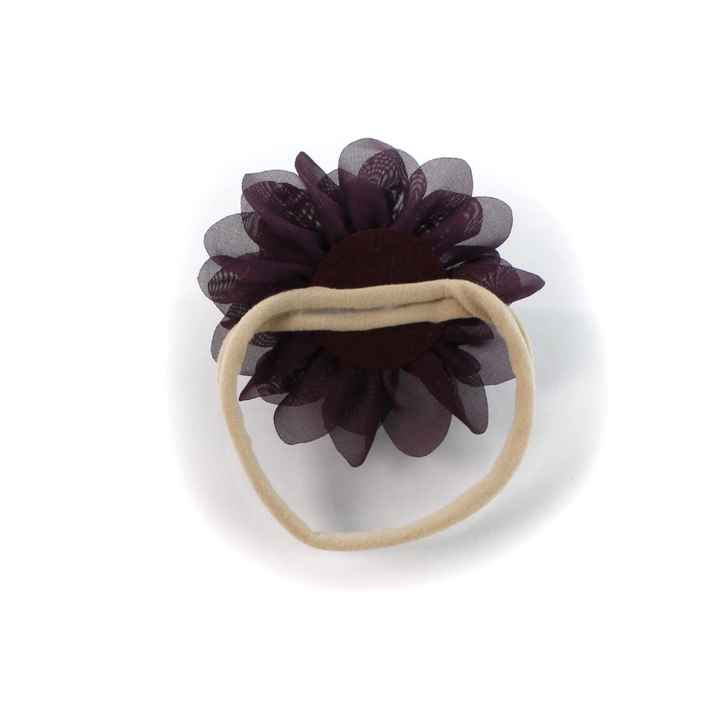 Chiffon petals sized about 2.5 inches from My Lello headbands.