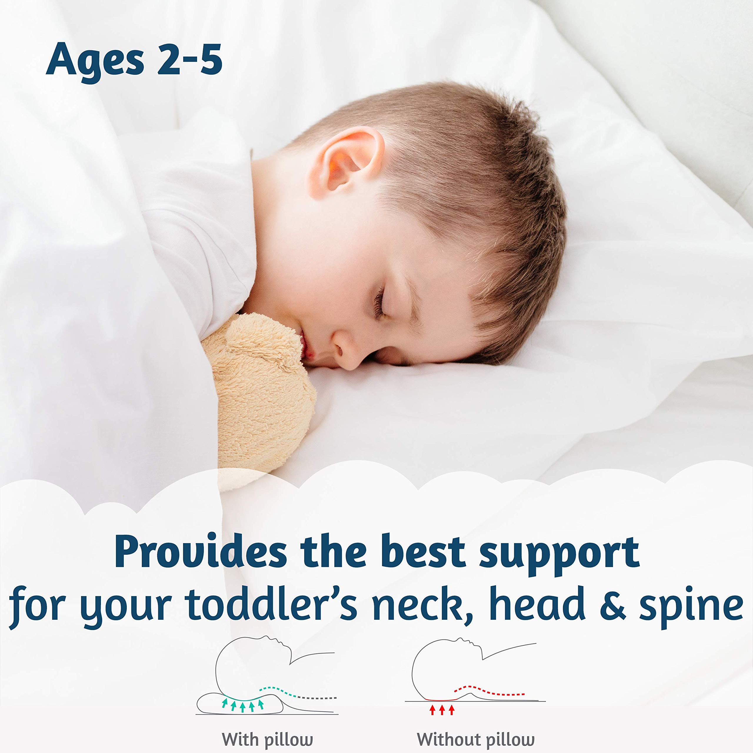 Machine-washable My Little North Star toddler pillow for easy cleaning.
