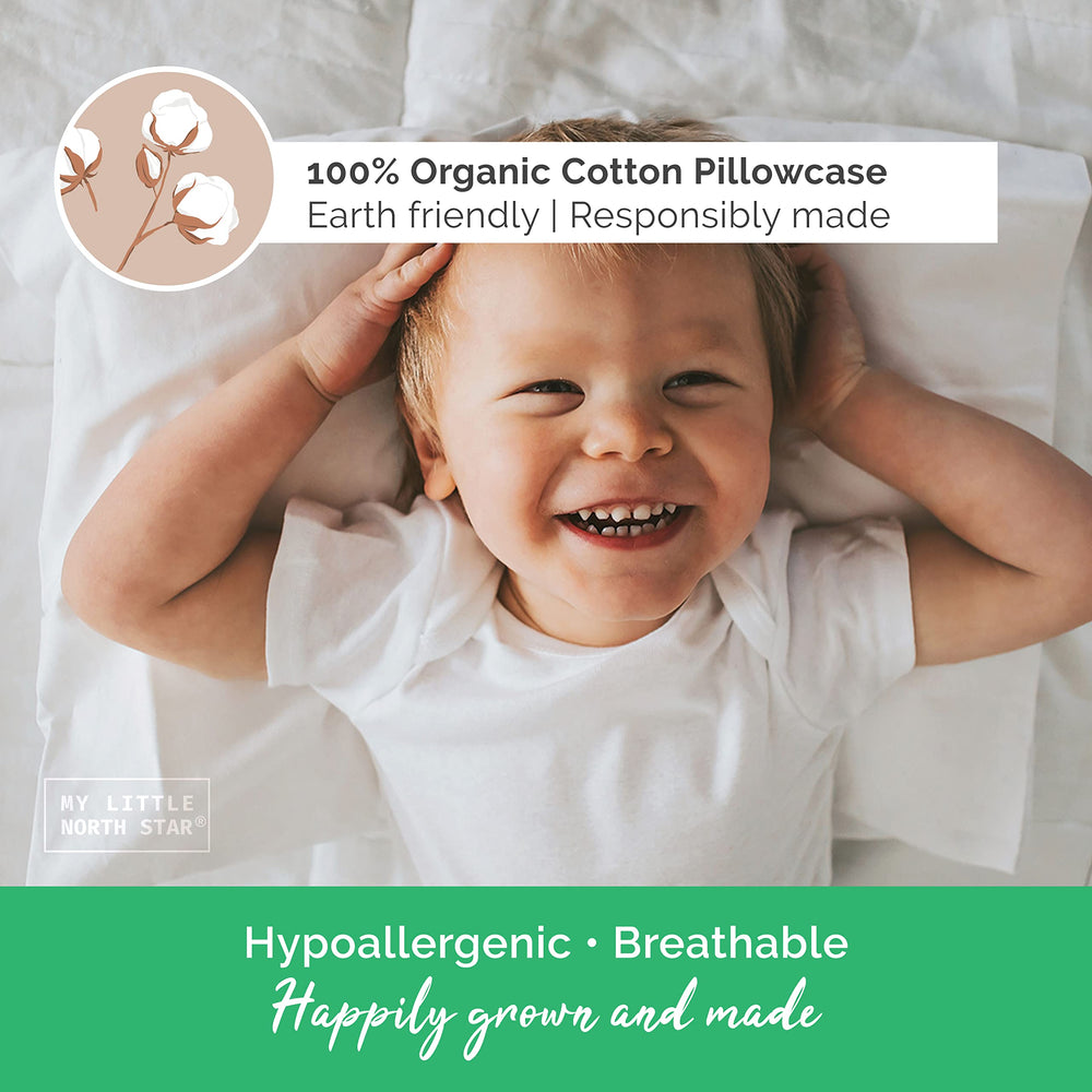 My Little North Star toddler pillow travel-ready scene for on-the-go use