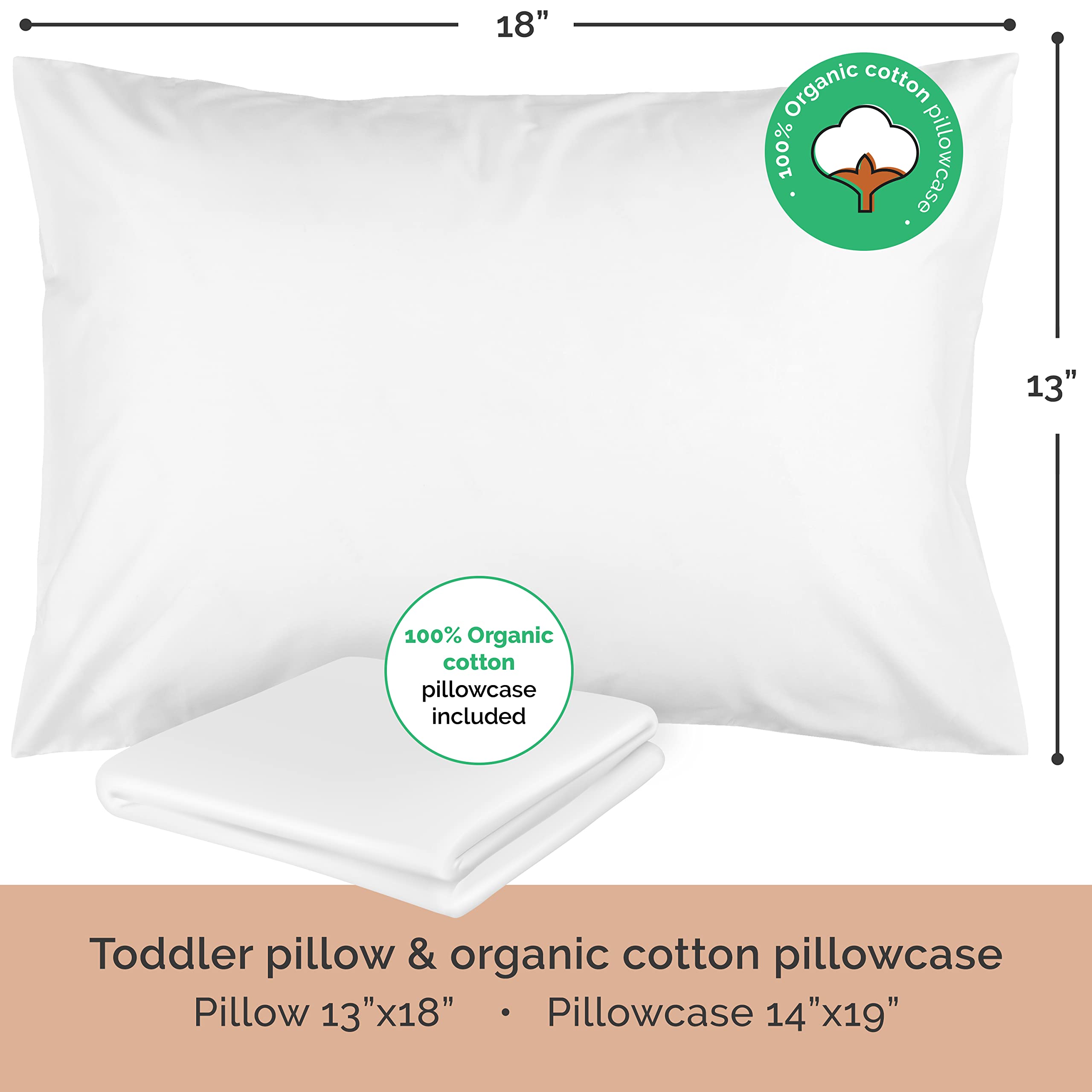 My Little North Star pillowcase organic cotton close-up highlights breathable fabric