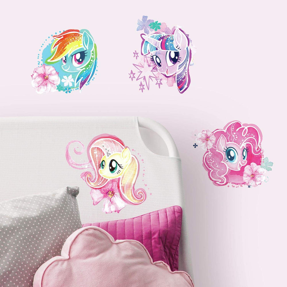 My Little Pony Movie peel-and-stick decal for quick room makeover.