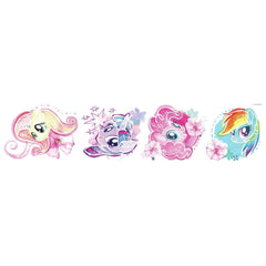 My Little Pony Movie decals are removable and reusable for flexible design.