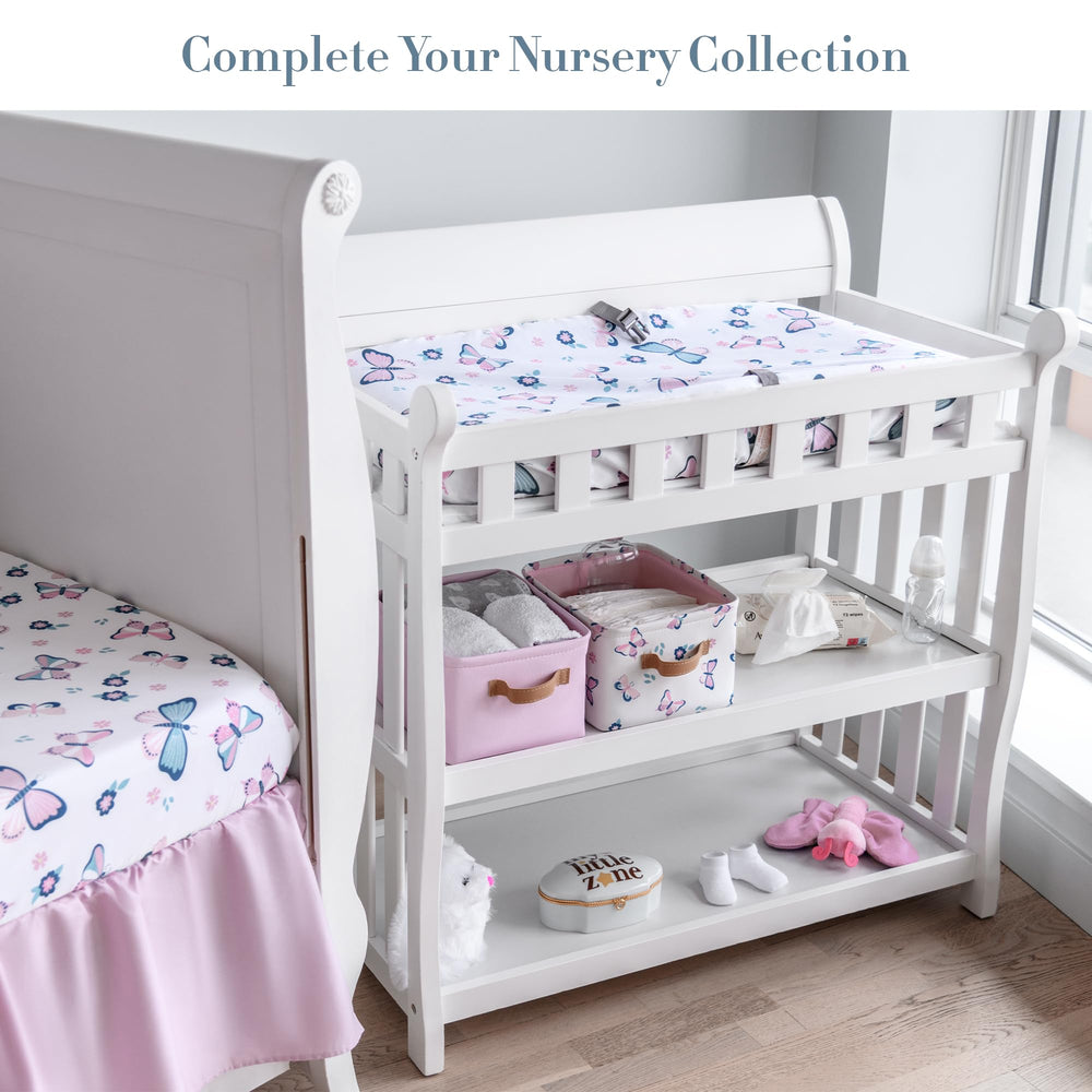MY LITTLE ZONE complete 5-piece set provides a ready-to-style crib ensemble