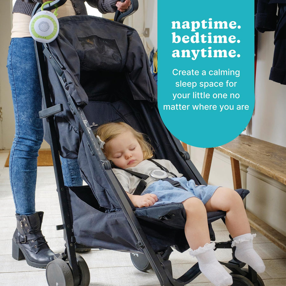 MyBaby SoundSpa heartbeat sound highlights comforting rhythm for baby naps.