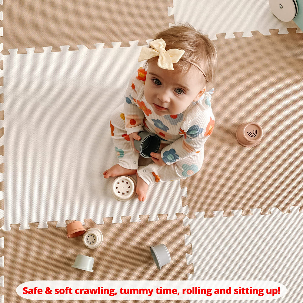MyBlissBaby non-slip backing ensures stable play area during active sessions