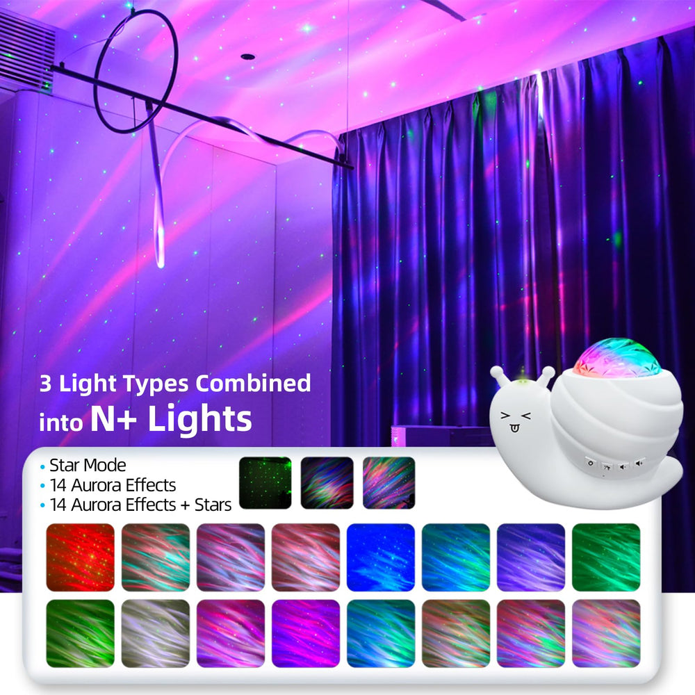 Mycket Star Projector 360 rotation provides immersive starry coverage for kids' rooms